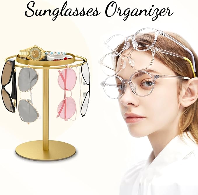 LSK Metal Sunglasses Organizer, Glasses Holder Stand - Image 6