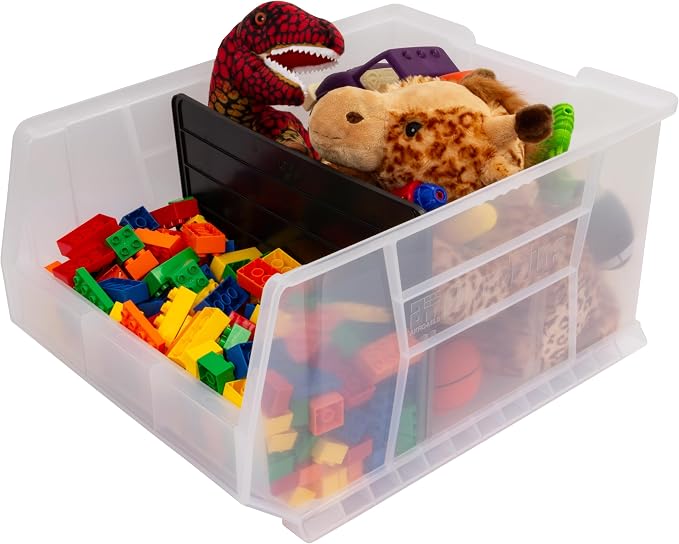 Akro-Mils 30289 Super-Size AkroBins Plastic Storage Bins, Space-Saving - Image 6