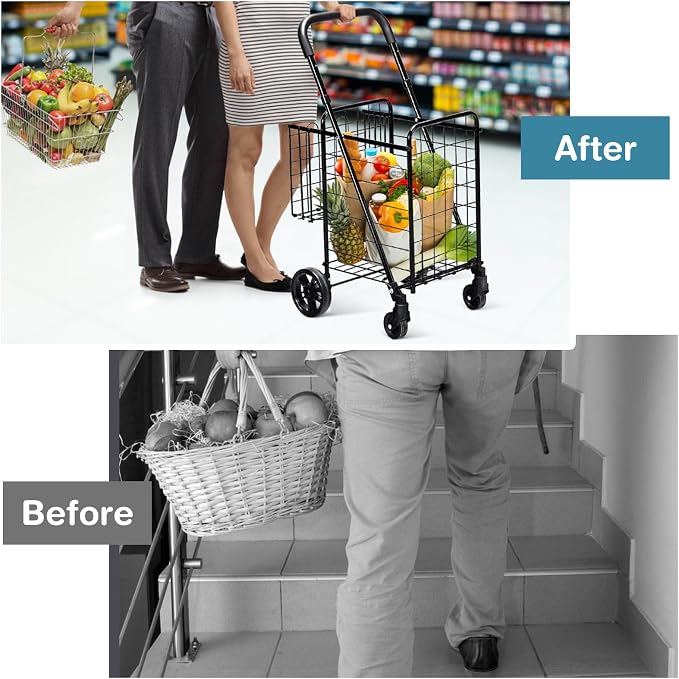 Foldable Grocery Shopping Cart - Image 8