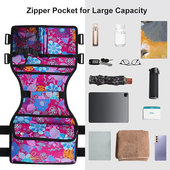 supregear Side Walker Bag, Walker Accessories Bag w/Cup Holder, Folding Walker - Image 5