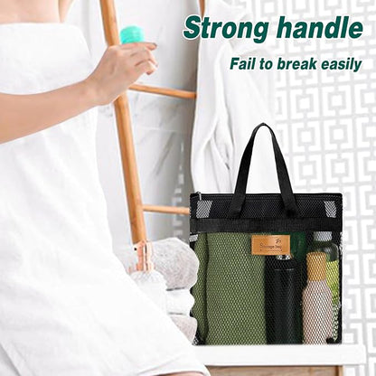 KALIONE Mesh Shower Caddy Bag, Portable Gym Shower Bag, Quick Dry Hanging - Image 5