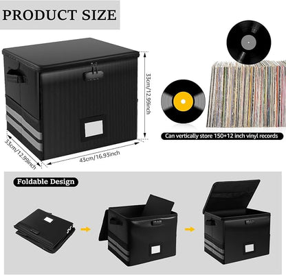 1/4 Pcs Vinyl Record Storage Box - Image 3