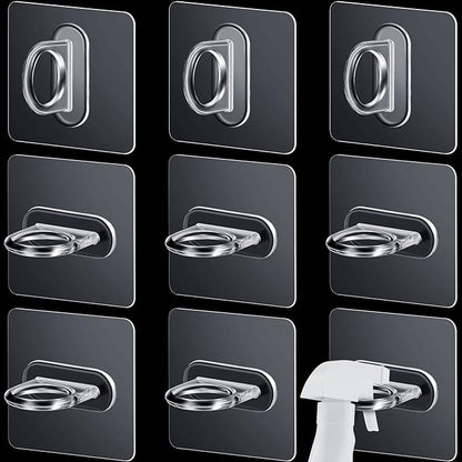 Bucherry 14 Pcs Adhesive Spray Bottle Holder Hooks by Bucherry