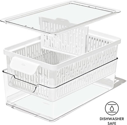 OXO Good Grips Produce Saver – Medium Bin, 13.8 x 7.4 x 4.7 in - Image 10