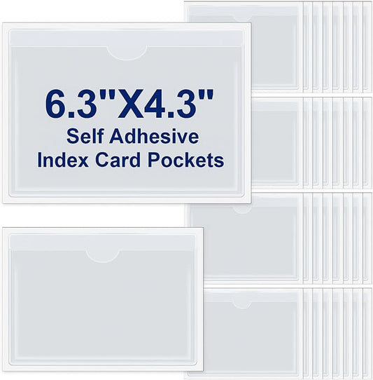 Chinco 30 Pcs Self Adhesive Pockets, Bin Labels by Chinco