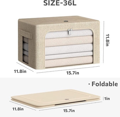 CYhom 3Pack Foldable Storage Bins - Image 5