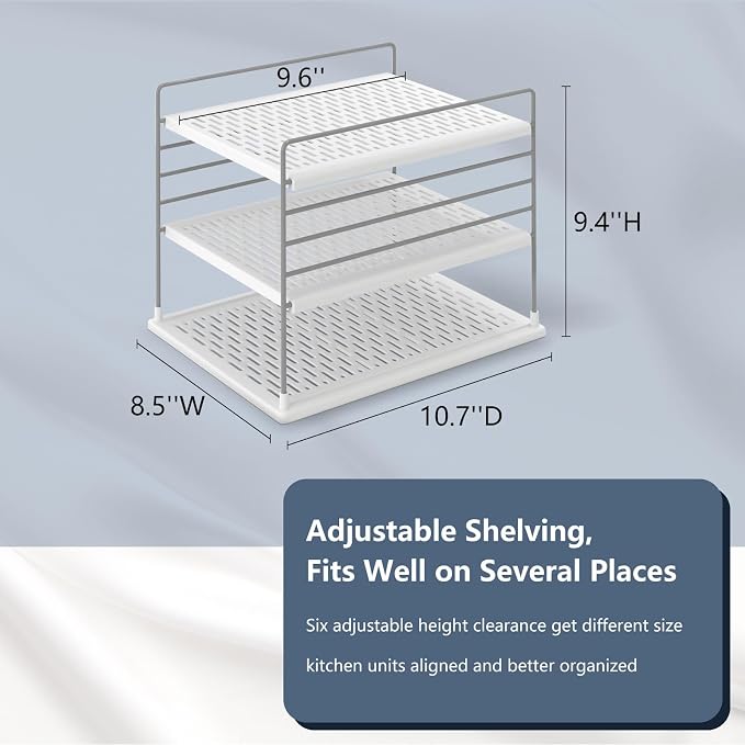 Pantry Organizers and Storage, Foil and Plastic Wrap Organizer- Divided - Image 2