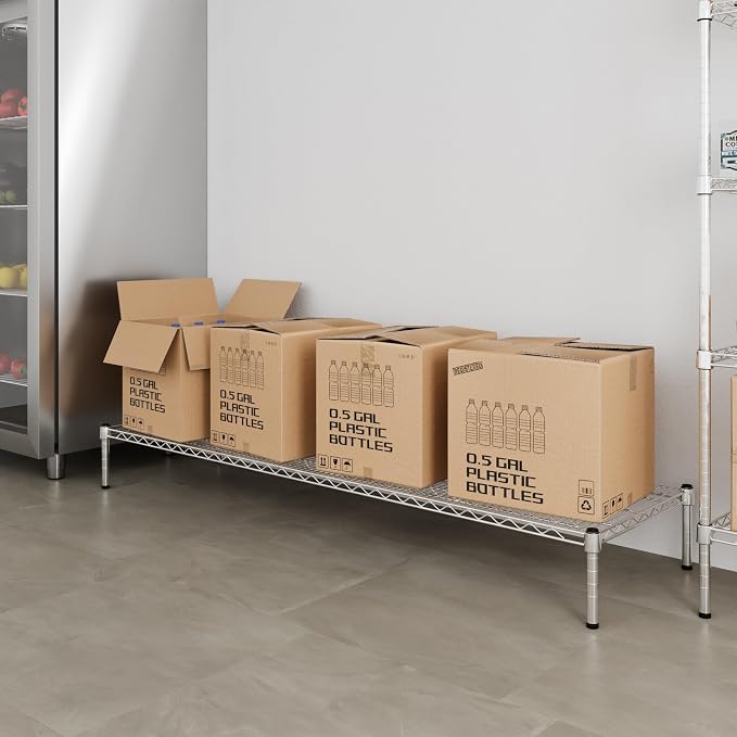 21" Deep x 72" Wide x 8" Height Wire Shelving Kit | 1-Tier | NSF Commercial - Image 6