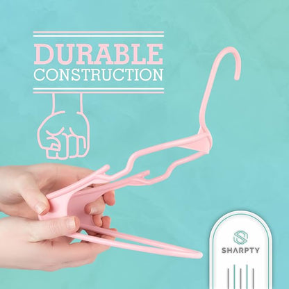 Sharpty Plastic Hangers Clothes Hangers - Image 3