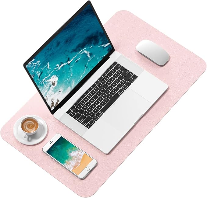Hsurbtra Desk Pad, 23.6" x 13.8" PU Leather Desk Mat, M Extended Mouse Pad - Image 2