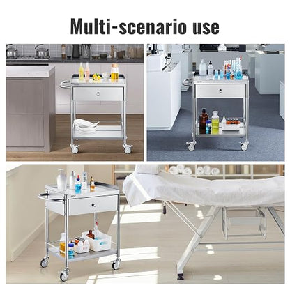 VEVOR Stainless Steel Utility Cart - Image 6