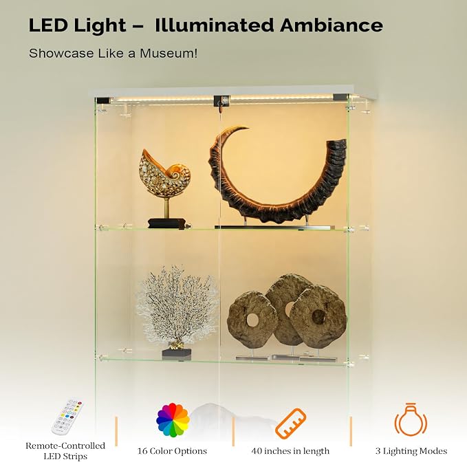 VINGLI Glass Display Cabinet - Image 6