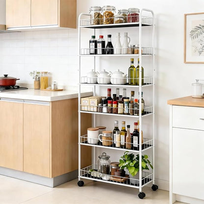10in 6 Tier Slim Storage Cart - Image 7