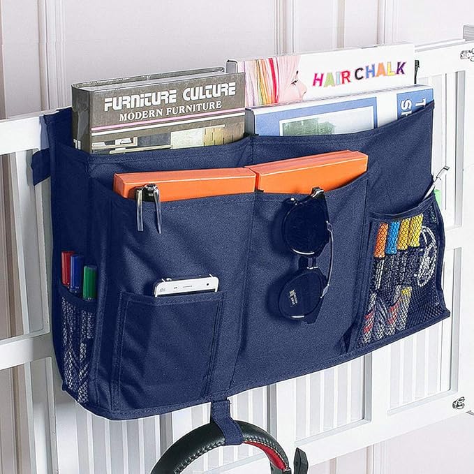 Bunk Bed Organizer, Bedside Storage Caddy, Hanging Pocket - Image 2