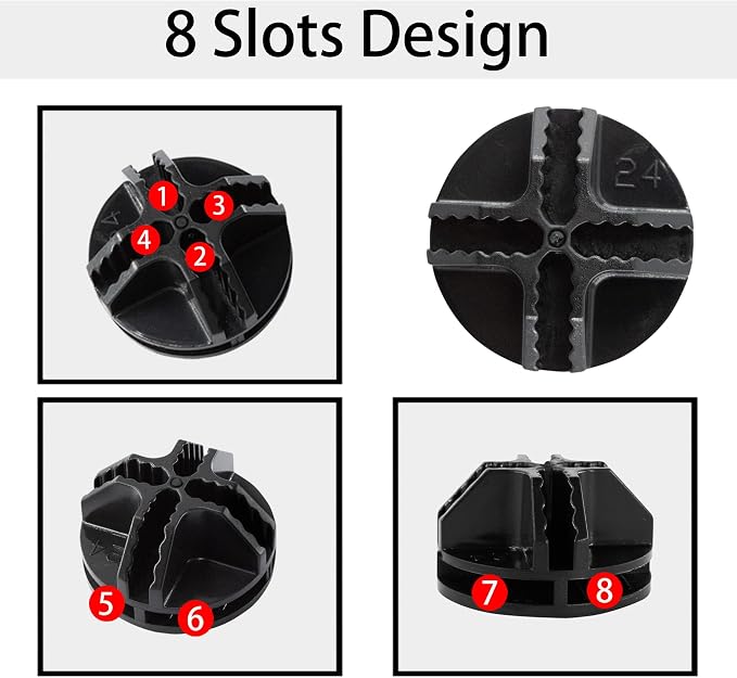 40PCS Cube Connectors Plastic Storage Wire Cube Connectors ABS Connectors - Image 3