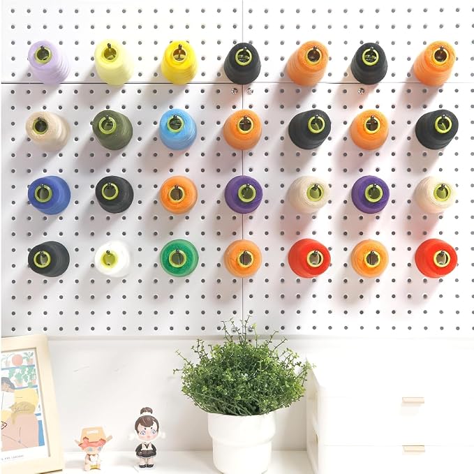 HUHOLE Pegboard Hooks 6 Inch 50PC, Ideal Garage Organization, Wall Storage Tool - Image 8