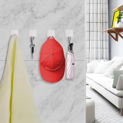 FOTYRIG Adhesive Towel Hooks Heavy Duty Stick on Towel Holder Wall Hangers - Image 4