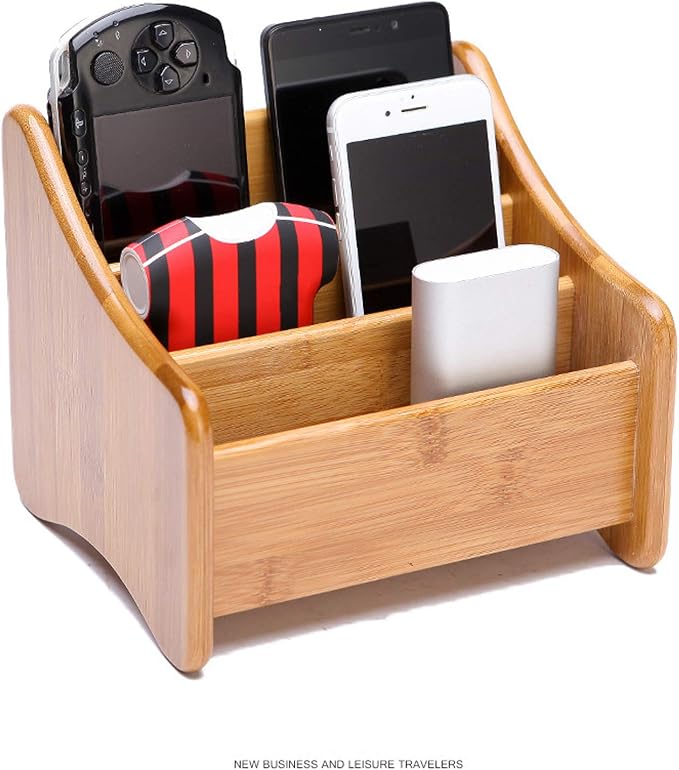 VolksRose Desk Remote Control Holder Multi-Function Coffee Table Office - Image 3