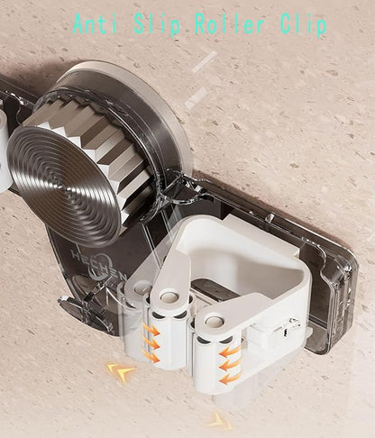 Mop and Broom Holder Wall Mount, No Punching Required Broom and Mop Organizer - Image 6