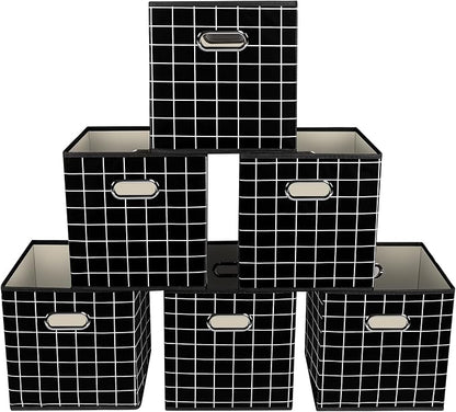 Yunkeeeper storage bins Cubes, Fabric Cube Organizer by Yunkeeper