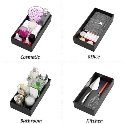 Black Bamboo Drawer Organizer - Image 7