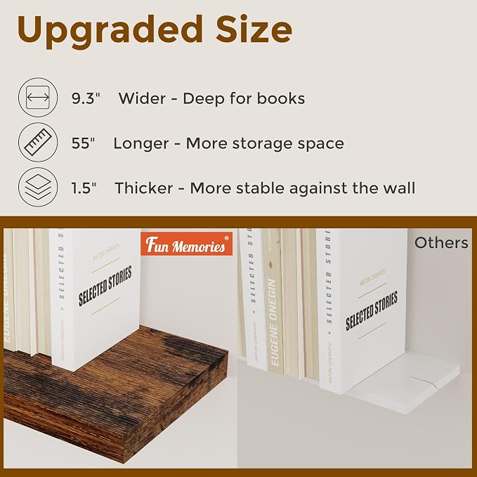 Fun Memories 55Inch Floating Shelves - Image 5