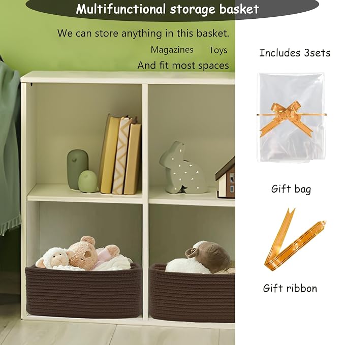 COMFY-HOMI 11.5"x7.5"x4.7" Storage Baskets - Image 4