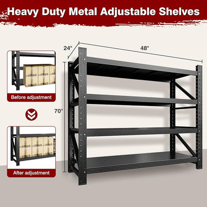 5000LBS Metal Steel Storage Shelves - Image 2