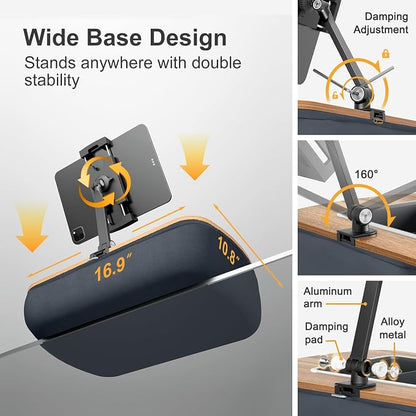 Lap Beanbag Tablet Pillow Stand, Adjustable iPad Holder - Image 6