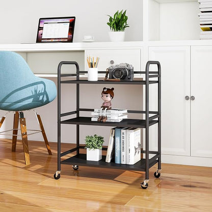 HDANI 3 Tier Metal Utility Multipurpose Rolling Cart, Large Capacity Heavy Duty - Image 5