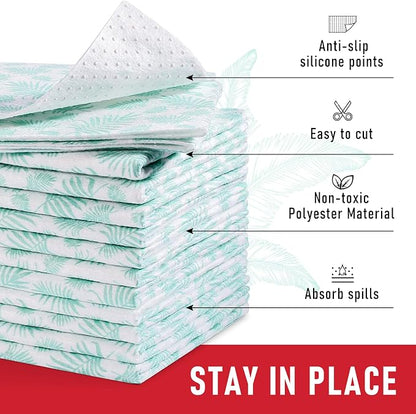 Cooyes Absorbent Refrigerator Liners, Non Slip Fridge Bin Liners and Mats - Image 3