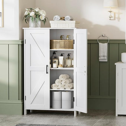 Homleke 43.3" H Farmhouse Bathroom Storage Cabinet - Image 2