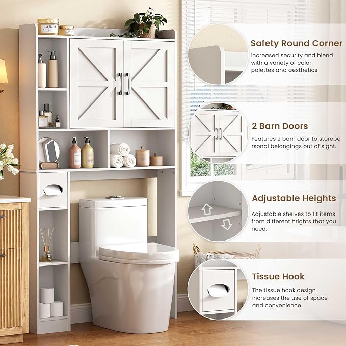 Vabches Over The Toilet Storage Cabinet - Image 3