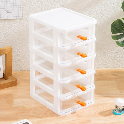 Gagee 5 Drawer Mini Stackable Storage Drawers, - Image 6