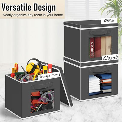 Threehoney 10 Pcs Fabric Storage Cubes - Image 4