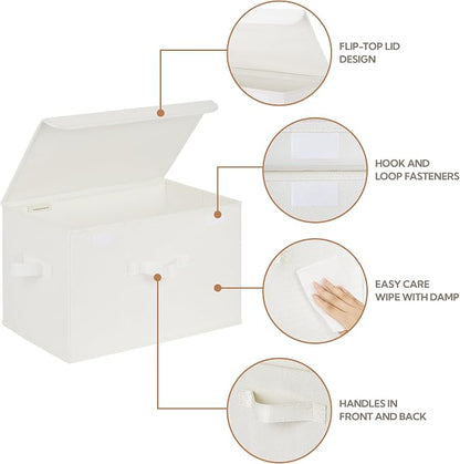 GRANNY SAYS Storage Bins with Lids, Fabric Storage Boxes, Closet Organizers and - Image 3