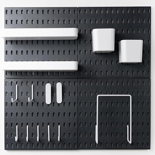 Pegboard Combination Kit for Wall Organizer, Wall Mounted Peg Board Kits for - Image 7