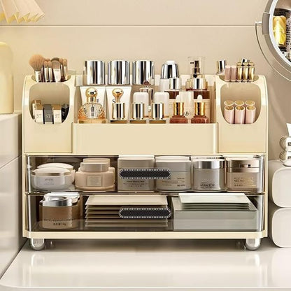 Makeup Organizer with Drawers for Vanity, Bathroom Countertop Organizer with - Image 3