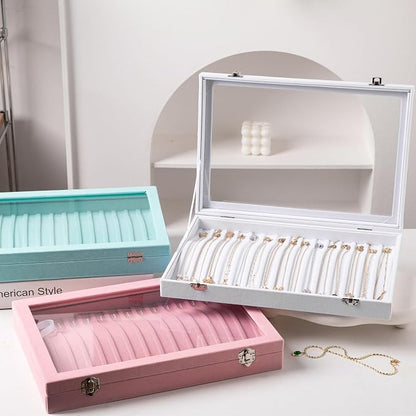 Frebeauty 15 Hooks Necklace Tray, Neckalce Organizer - Image 7