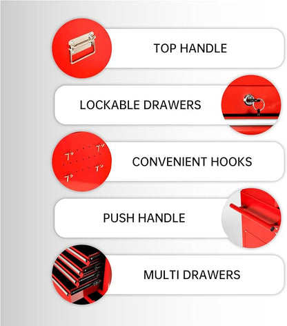 8-Drawer Rolling Tool Chest - Image 5