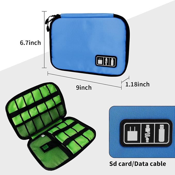 Lcsmaokin Electronics Travel Organizer, Portable Waterproof Electronic Travel - Image 4