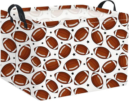 Rectangular Football Basket Kids Baby Storage Basket Cute Kids Toy Storage Bin by TIBAOLOVER