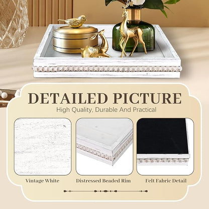 Wooden Decorative Tray, Small Serving Tray - Image 6