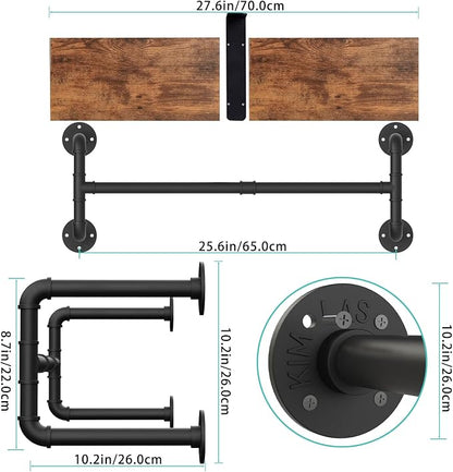 Yawinhe Industrial Pipe Clothes Rack - Image 5