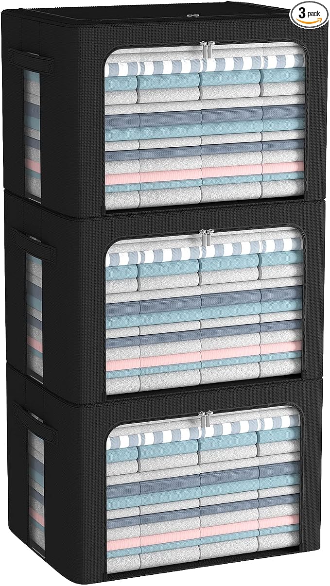 CYhom 3Pack Foldable Storage Bins by CYhom
