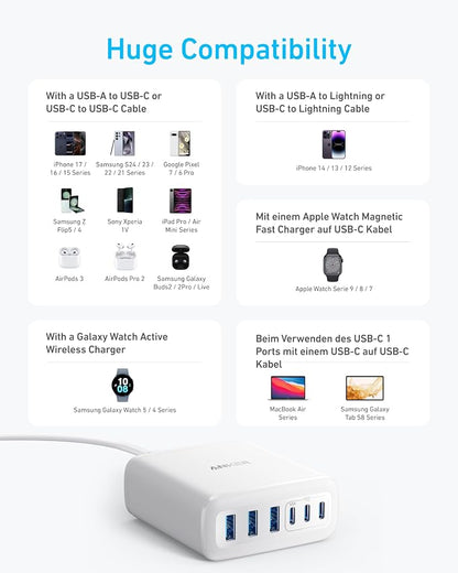 Anker Desktop Charger, Fast Charging USB C Charger - Image 6