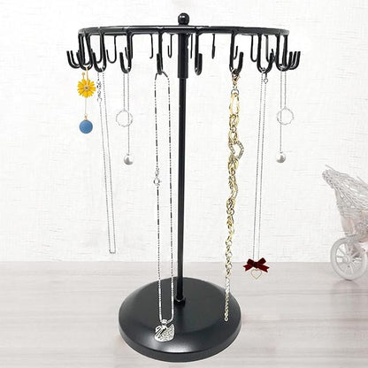 Rotating Necklace Holder Jewelry Organizer Display Stand 14-Inch - Image 6
