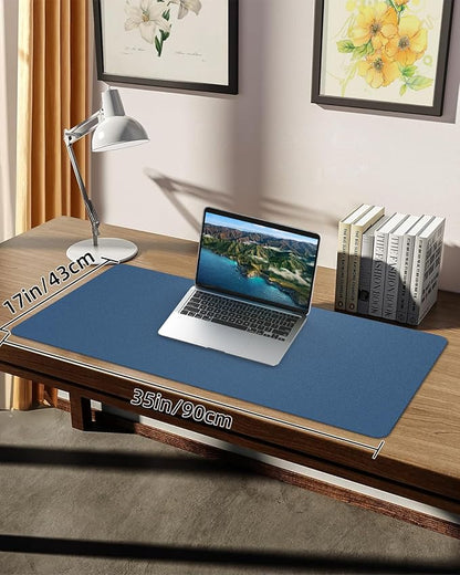 PULeather Non-Slip Desk Mat, Large Mouse Pad & Laptop Desk Pad - Image 2