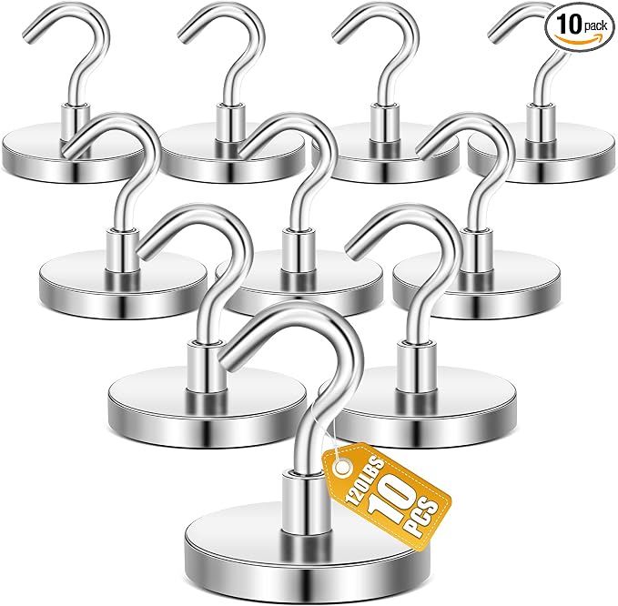 E BAVITE Magnetic Hooks, 120 LBS Heavy Duty Magnet by EBAVITE