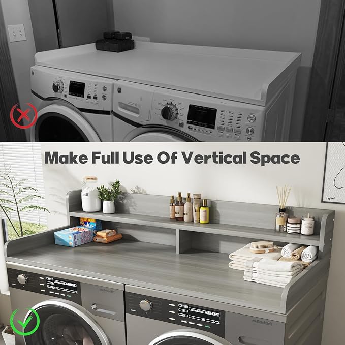 2-Tier Washer and Dryer Countertop - Image 7